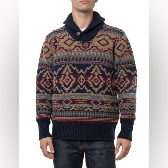 Schott NYC Multicolor Patterned Sweater - Picture 2 of 16